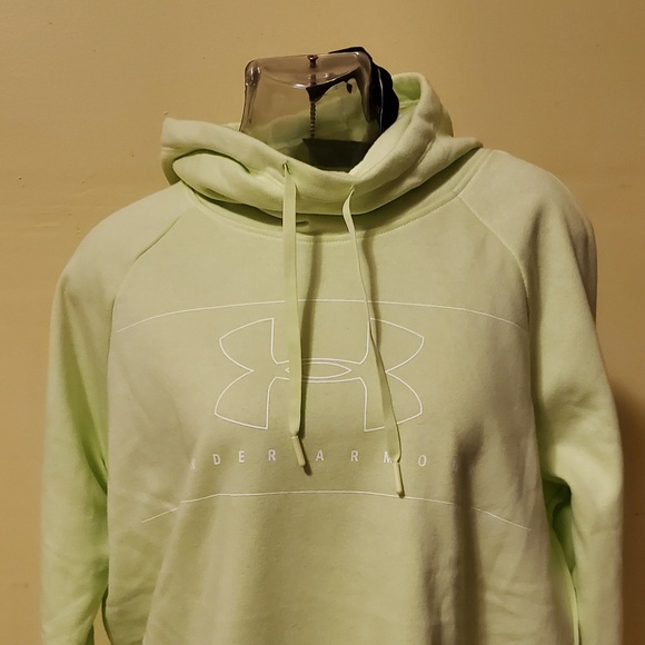 under armour hoodie green women